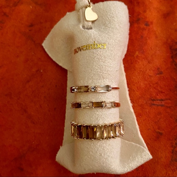 Anthropologie Jewelry - Anthropologie Triple Band Ring Set